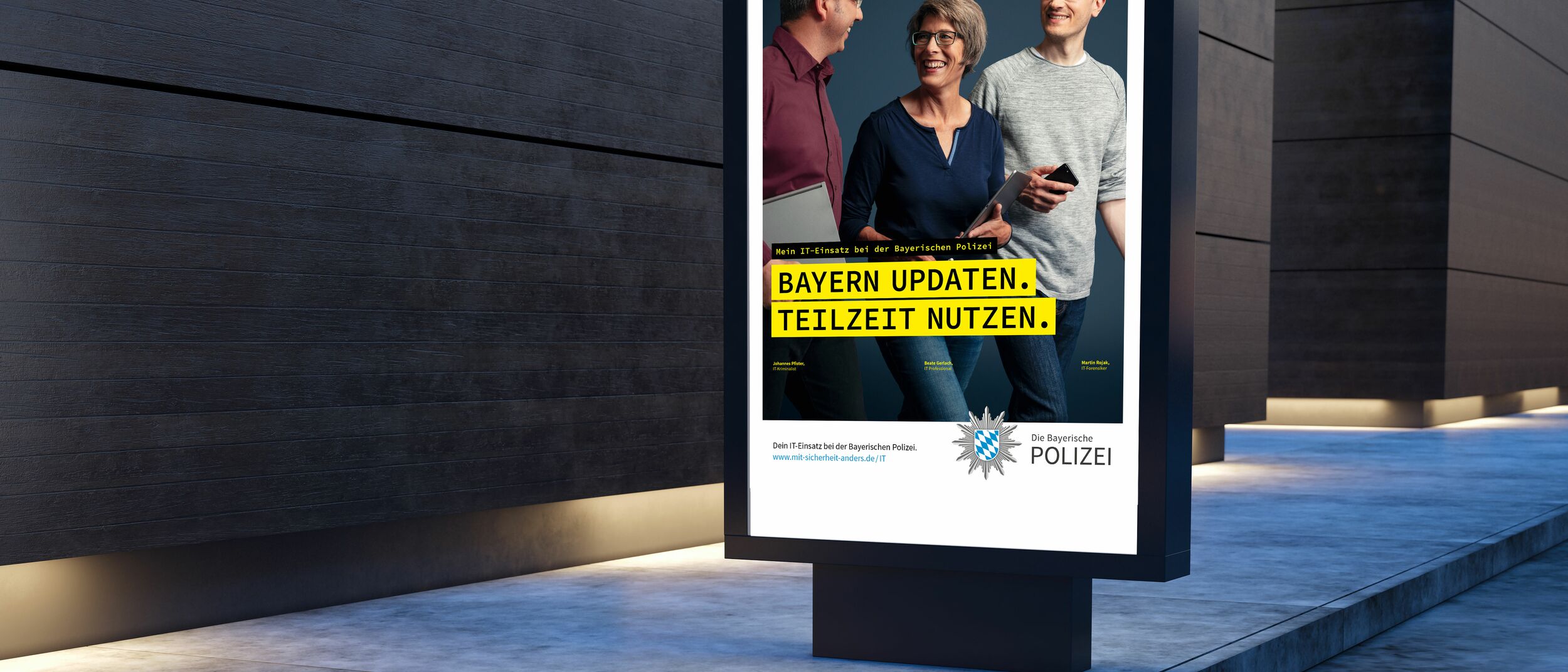 Bayrische Polizei LUK - Plakat