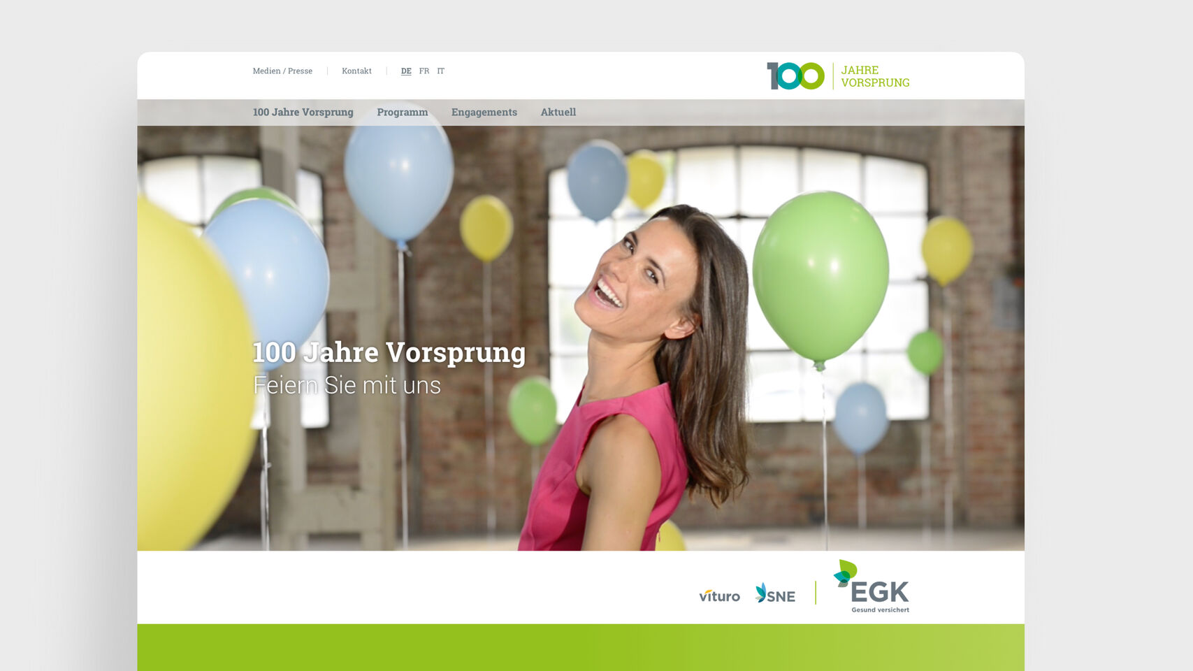 EGK - Webseite Jubiläum