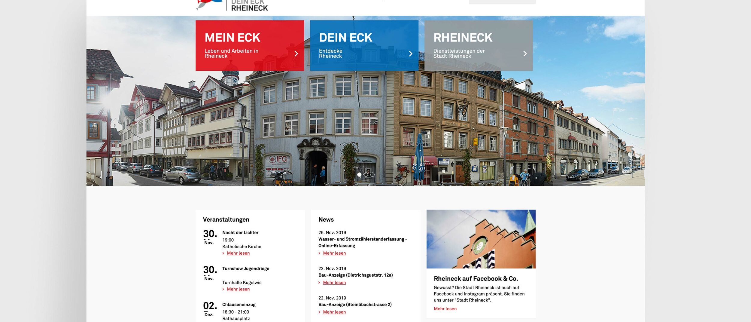 Gemeinde Rheineck - Webseite