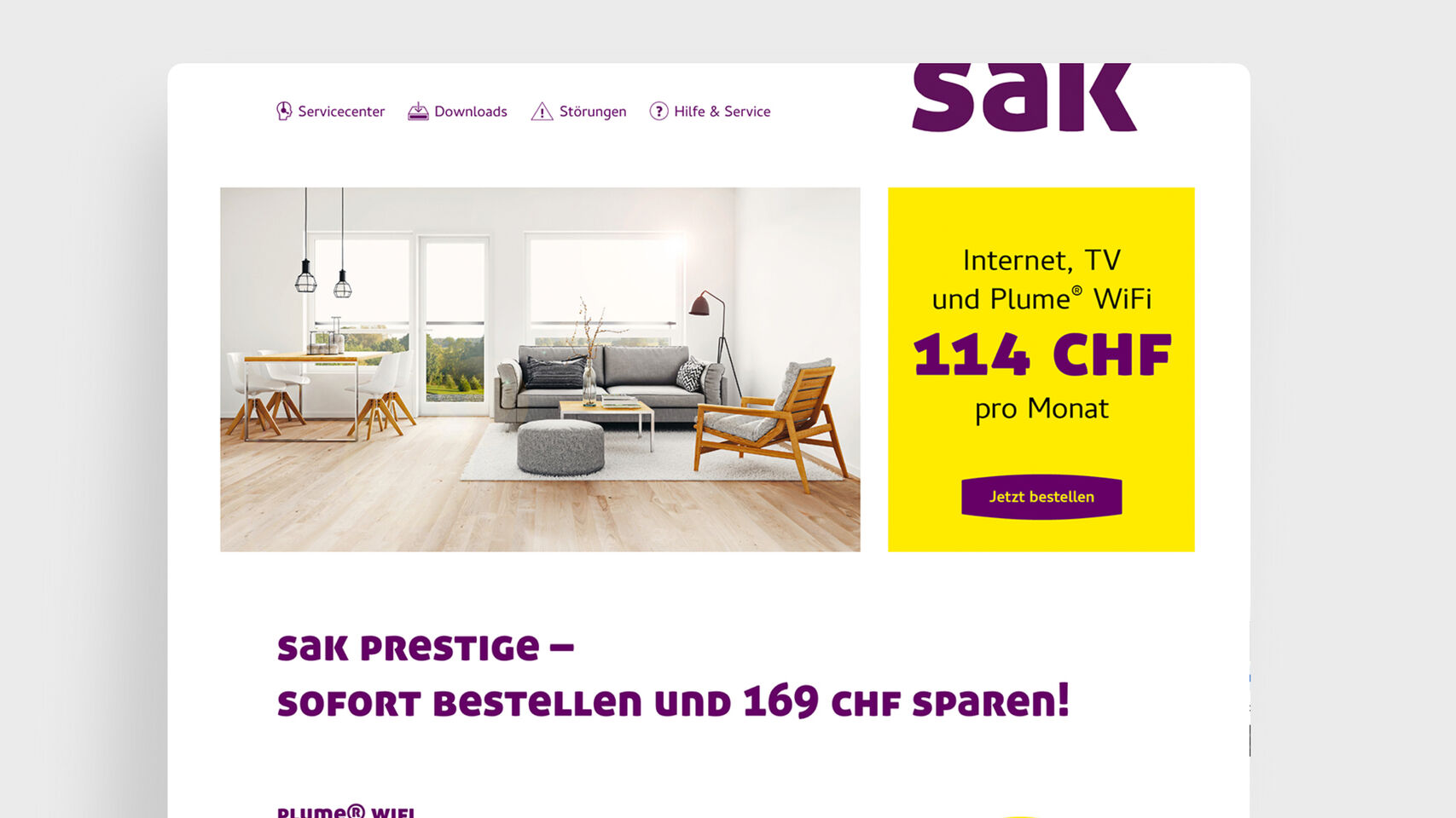 SAK - Webseite