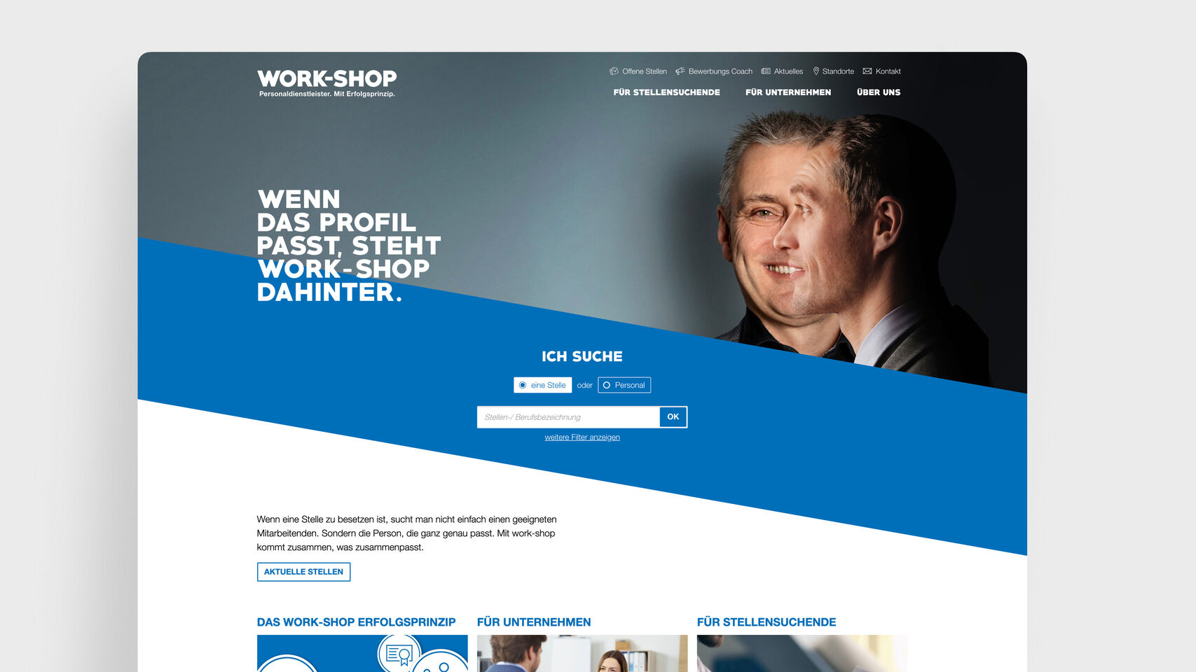 WorkShop - Webseite