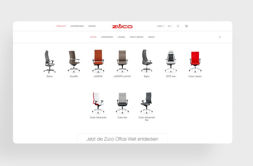 Züco - Webseite